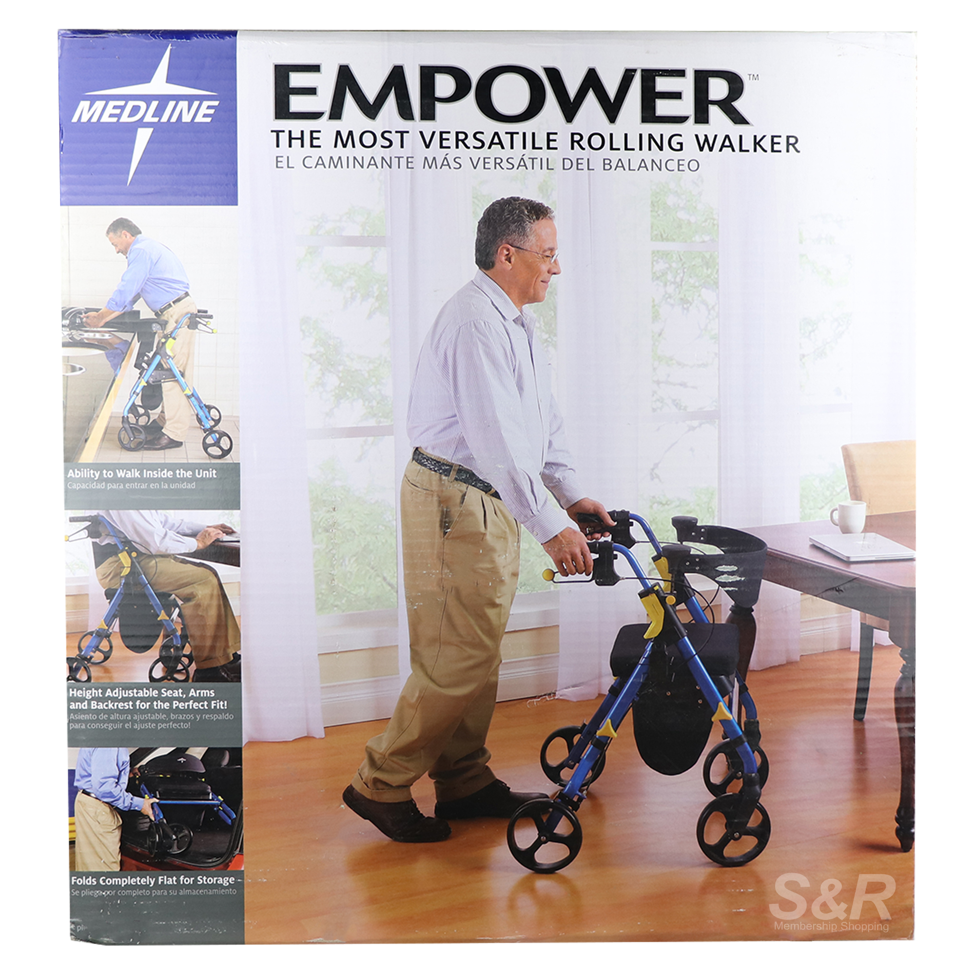 Medline Empower Rolling Walker Medline Empower Rolling Walker
